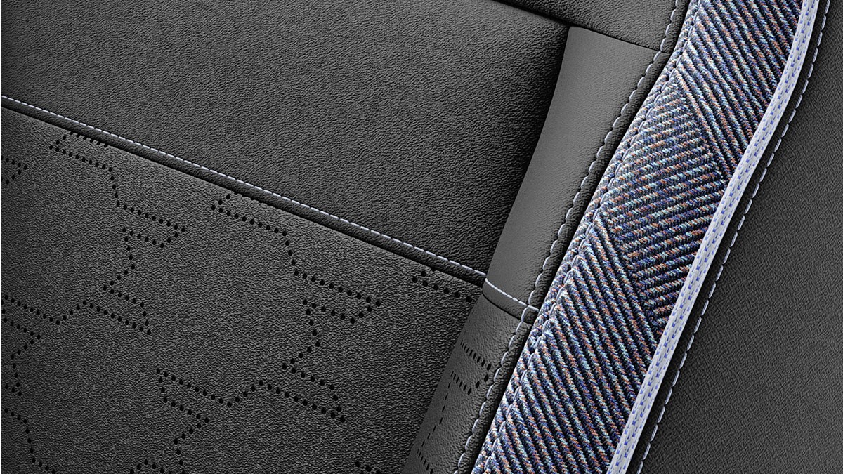 MINI totalmente eléctrico - interior de galería - tapizado de estilo clásico